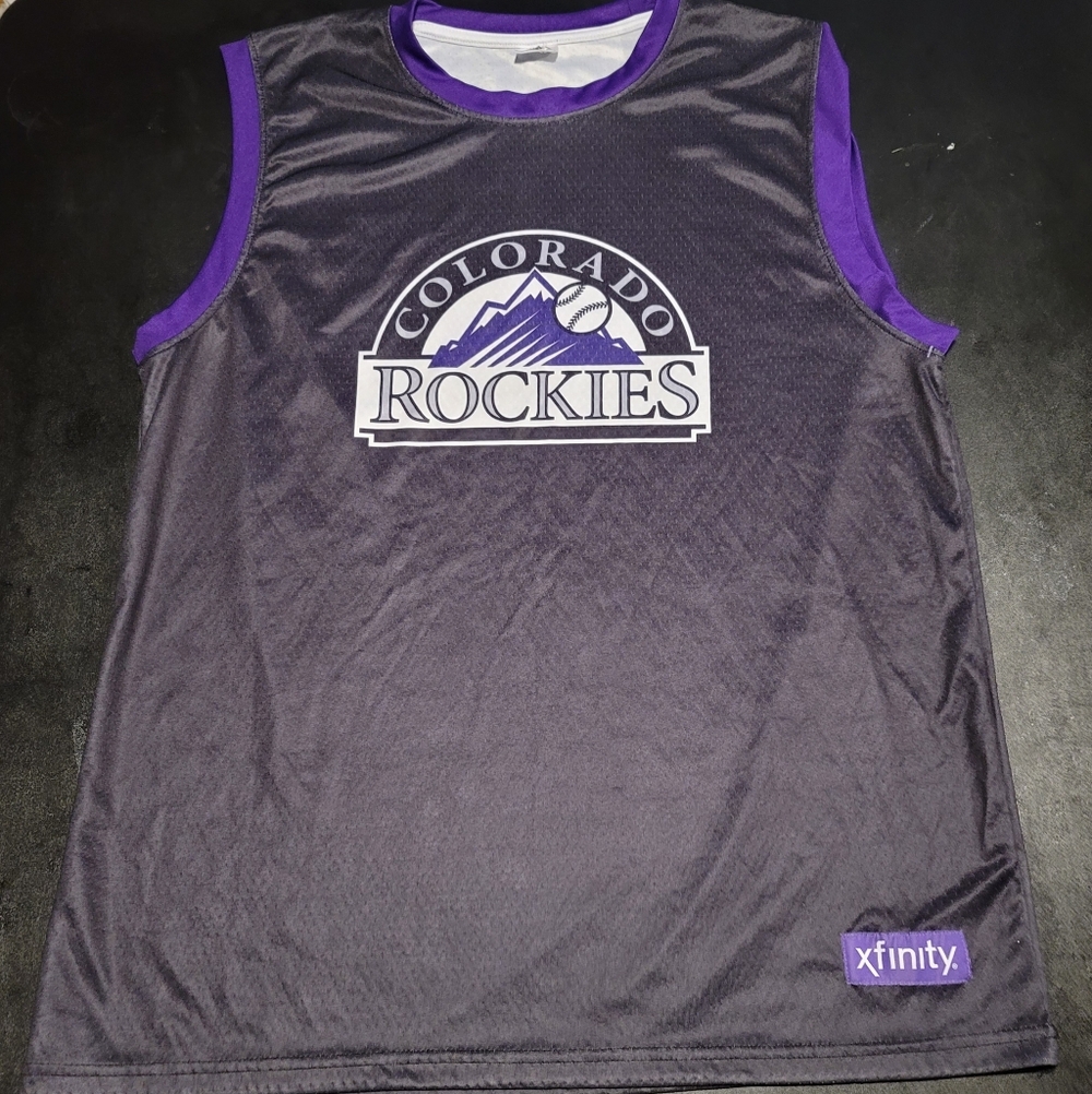 Vintage Colorado Rockies Basketball Jersey. A Promo Night Jersey.